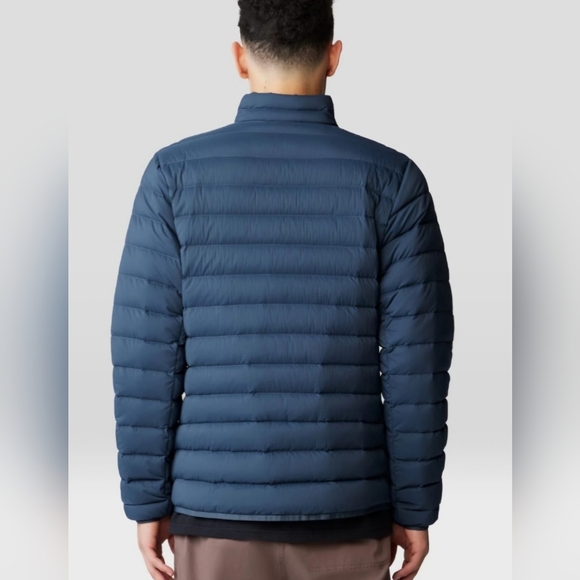 Mountain Hardwear Mens Deloro Down Jacket Teal Blue  Large - Picture 2 of 13